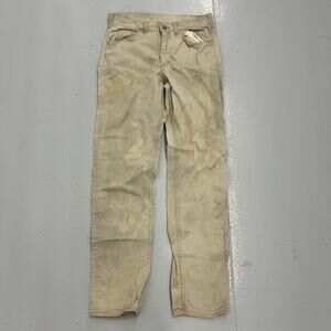 Vintage 50s 60s Lee Cream Leens Slim Fit Jeans 30x32